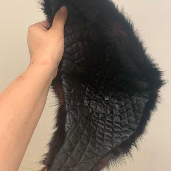 Mink fur trapper hat - Picture 4 of 6